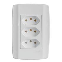 Slimcj 3 tomadas 20a 250v - ilumi Slimcj 3 tomadas 20a 250v - ilumi