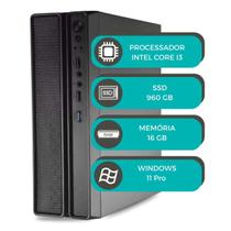 Slimdesk MultiPC Intel i3 6ª Geração 16GB RAM SSD 960GB Windows 11 Computador Compacto e Eficiente