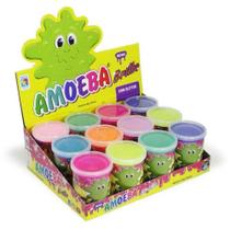 Slime Amoeba Brilho 110G Display com 12 Slime Amoeba Brilho 110G Display com 12