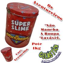 Slime Amoeba Geleca Geleinha Gelastica Pote Latão 1Kg Mega Bolha Dos Aventureiros - Luccas Neto