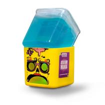 Slime Atacado Mania C/carinha Triste Azul Zlyme Zumbi