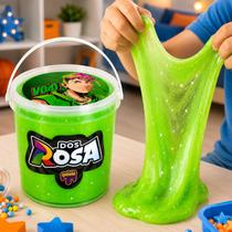 Slime Balde Dos Rosa 1,5kg Verde Void Balde Massinha Cores Slime Balde Dos Rosa 1,5kg Verde Void Balde Massinha Cores