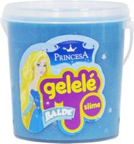 Slime Balde Princesas Com Glitter 457g Gelele Doce Brinquedos