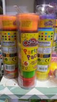 Slime Colorida com 6 Unidades de Cores Variadas - Party Pack