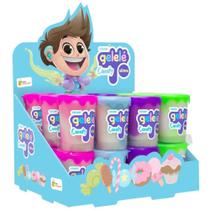 Slime Gelele CANDY Color 180G - Display com 24 Unidades