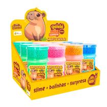 Slime Gelelé Capivara Mix Surpresa Doce Brinquedo Slime Gelelé Capivara Mix Surpresa Doce Brinquedo