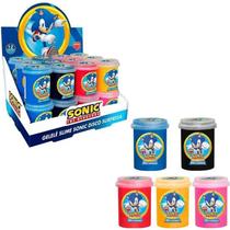 Slime Gelele com disco Sonic 152g Slime Gelele com disco Sonic 152g