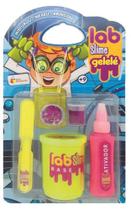 Slime Gelelé Lab Slime Kit Faz Slime Rosa Neon - Doce Brinquedo