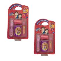 Slime Gelelé Maria Clara e JP Laboratório Novo kit com 2 Slime Gelelé Maria Clara e JP Laboratório Novo kit com 2