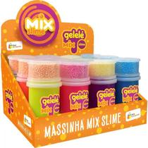 Slime Gelele Mix Com Bolinha 12 Unidades 153g