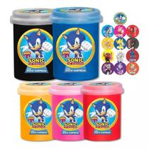 Slime Gelelé Sonic com Disco Surpresa - 152g