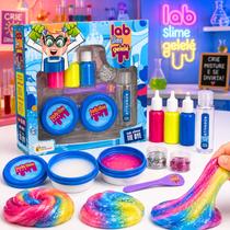 Slime Gelele Tie Dye Laboratorio Infantil Massinha Colorido