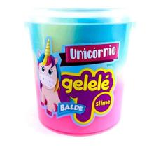 Slime Gelelé Unicórnio 457g Cores Sortidas