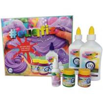 Slime Glitter euqfiz Slime Kit para fazer 2 slime Completo Slime Glitter euqfiz Slime Kit para fazer 2 slime Completo