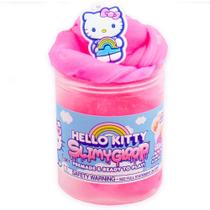 Slime Hello Kitty Slimygloop - Cristal Rosa 240ml com Granulado