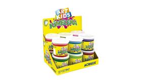 Slime Kimeleka Art Kids Pote 180G Kit Com 12 Unidades