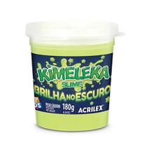 Slime Kimeleka Brilho No Escuro 180g Acrilex Art Kids