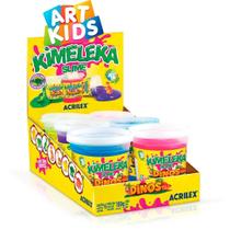 Slime Kimeleka Dinos 180G Sortido Caixa com 6