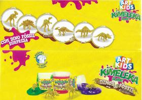 Slime Kimeleka Dinos Fóssil Pote Unidade 180g Slime Kimeleka Dinos Fóssil Pote Unidade 180g