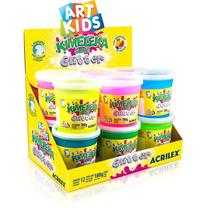 Slime kimeleka glitter 180g sort. acrilex