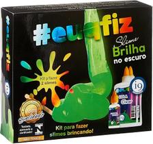 Slime, Kit 2 Brilha no Escuro Slime, Euqfiz