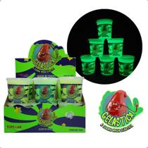 Slime Kit com 12 Gelastica Brilha No Escuro Mega Elástica Original Toy