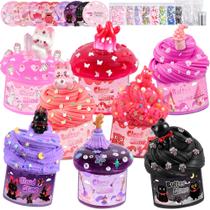 Slime Kit Joytry, 8 pacotes, Spooky Halloween com complementos para demônios Slime Kit Joytry, 8 pacotes, Spooky Halloween com complementos para demônios