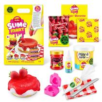 Slime Mart Zuru Bolo de Morango Realista - Fun Slime Mart Zuru Bolo de Morango Realista - Fun