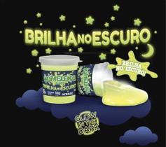 Slime Neon Brilha no Escuro 180g Kimeleka Acrilex