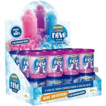Slime Neve Color 8g Expande com Água Display 24un Doce Brinquedo Slime Neve Color 8g Expande com Água Display 24un Doce Brinquedo