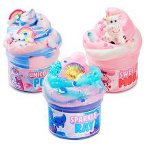 Slime Party Favors JOYIN, pacote com 3 unidades, Cloudfin Manta Ray Unicorn Slime Party Favors JOYIN, pacote com 3 unidades, Cloudfin Manta Ray Unicorn