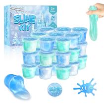 Slime Party Favors NPNE Frozen Ice Cup Snowflake, pacote com 24 Slime Party Favors NPNE Frozen Ice Cup Snowflake, pacote com 24