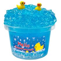 Slime QOFRJTU Charming Blue Crunchy Bead, macio e não pegajoso