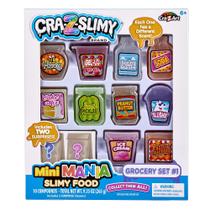 Slime Set Cra-Z-Slimy Mini Mania Grocery 1 com 10 slimes