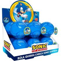 Slime Sonic Bola Monta Desmonta Display com 12