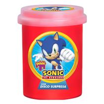Slime Sonic com Disco Surpresa Gelelé 152g - Doce Brinquedo