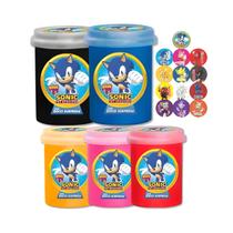 Slime Sonic Gelele Sortido Com Disco Surpresa 3931 Slime Sonic Gelele Sortido Com Disco Surpresa 3931