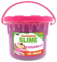 Slime Sorvete Nickelodeon 1,36kg - 3 Cores em 1 Balde Slime Sorvete Nickelodeon 1,36kg - 3 Cores em 1 Balde
