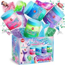 Slime Toy FUN KIDZ Summer Mermaid 1L para meninas de 6 a 8 anos