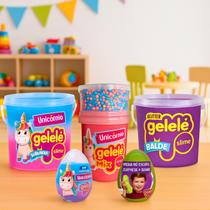 Slime Unicórnio Glitter Ovo Surpresa Brilha No Escuro Bolinha Isopor Kit 5 Unidades Slime Unicórnio Glitter Ovo Surpresa Brilha No Escuro Bolinha Isopor Kit 5 Unidades