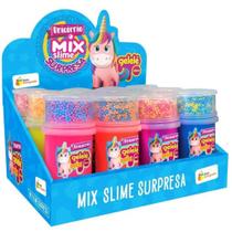 Slime Unicornio Mix Gelelé 153g Com Surpresa E Bolinhas