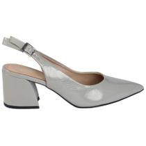 Sling back Salto Bloco Tabita Verniz 7692382