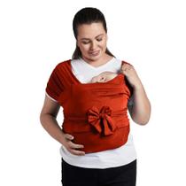 Sling Canguru Soul Mamma Vermelho Rust Tam M