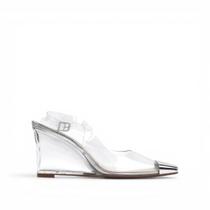 Slingback Anabela Metalizado Slingback Anabela Metalizado