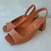 Slingback Caramelo