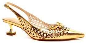 Slingback Cecconello Ouro Slingback Cecconello Ouro