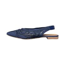 Slingback feminino valentina mônica bico fino original