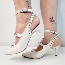 Slingback Judy Off White