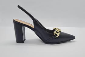Slingback Preto