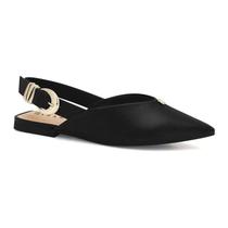 Slingback Salto Baixo Preto Ramarim - Preto - 35 Slingback Salto Baixo Preto Ramarim - Preto - 35